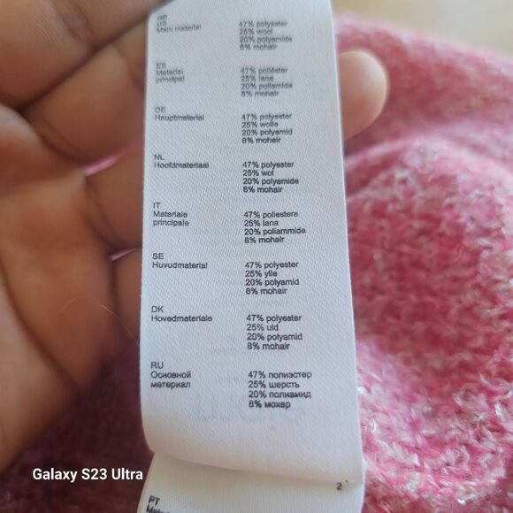 Maje womens Sz 1 usa S pink Marguerita cardigan sweater - Picture 7 of 7